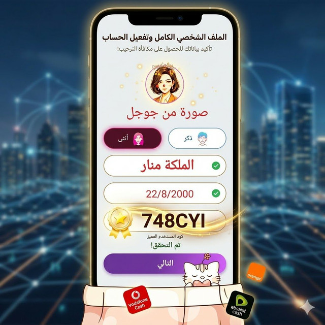 التسجيل والإعداد الأولي